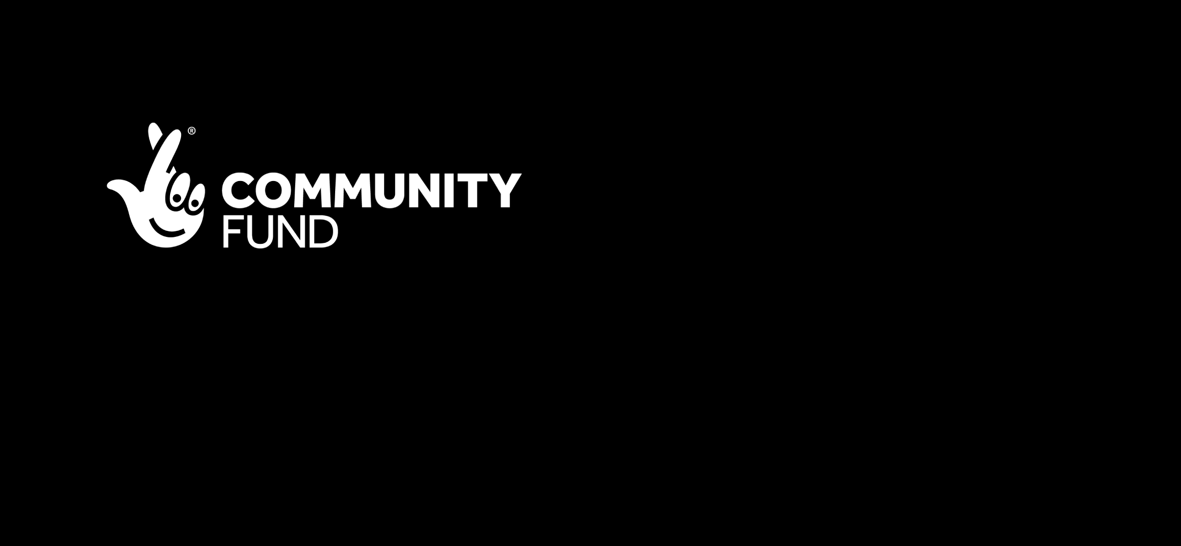 black Big Lottery Community fund logo banner